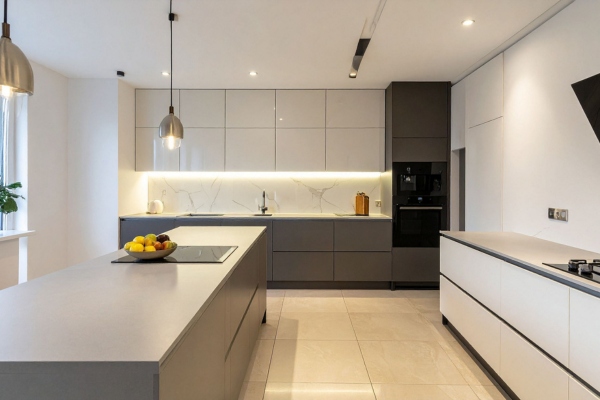 Modern kitchen of a modern house.