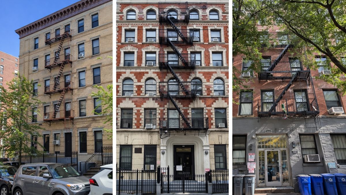 Prewar walk-up apartment building typical of early HDFC cooperative conversions