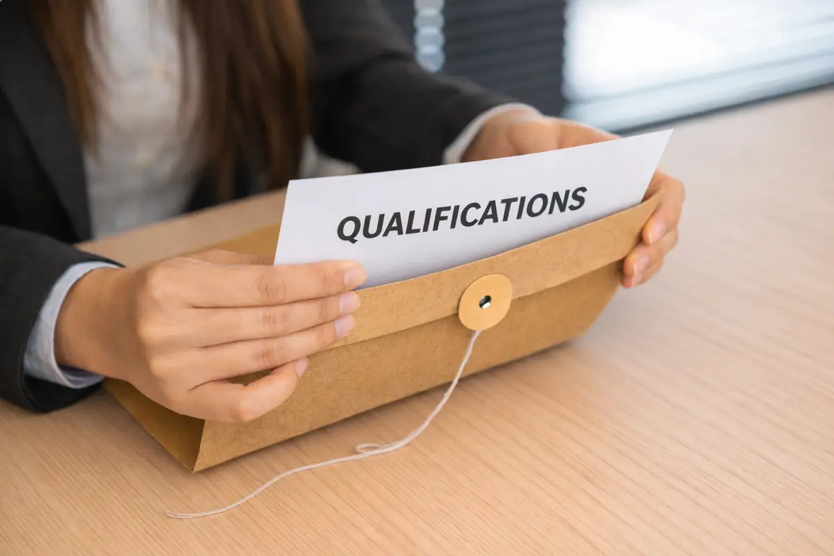 Real estate appraisal qualifications document