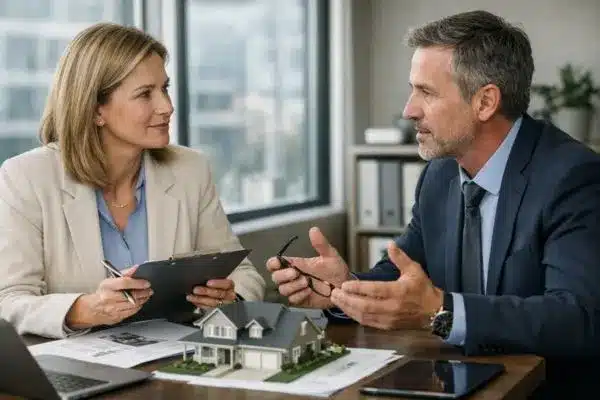Property appraiser meeting with mortgage lender