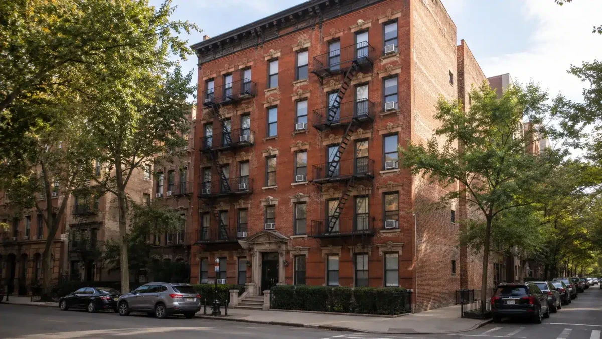Multifamily apartment building in NYC prepared for appraisal